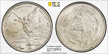 2000-Mo 1/10 oz Libertad Ag MS69