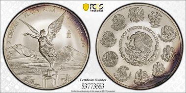 2012-Mo 2 Onza Libertad Ag MS69