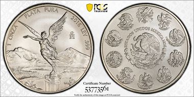 2016-Mo Onza Libertad Ag MS69