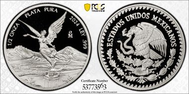 2024-Mo 1/2 oz Libertad Ag PR70DCAM