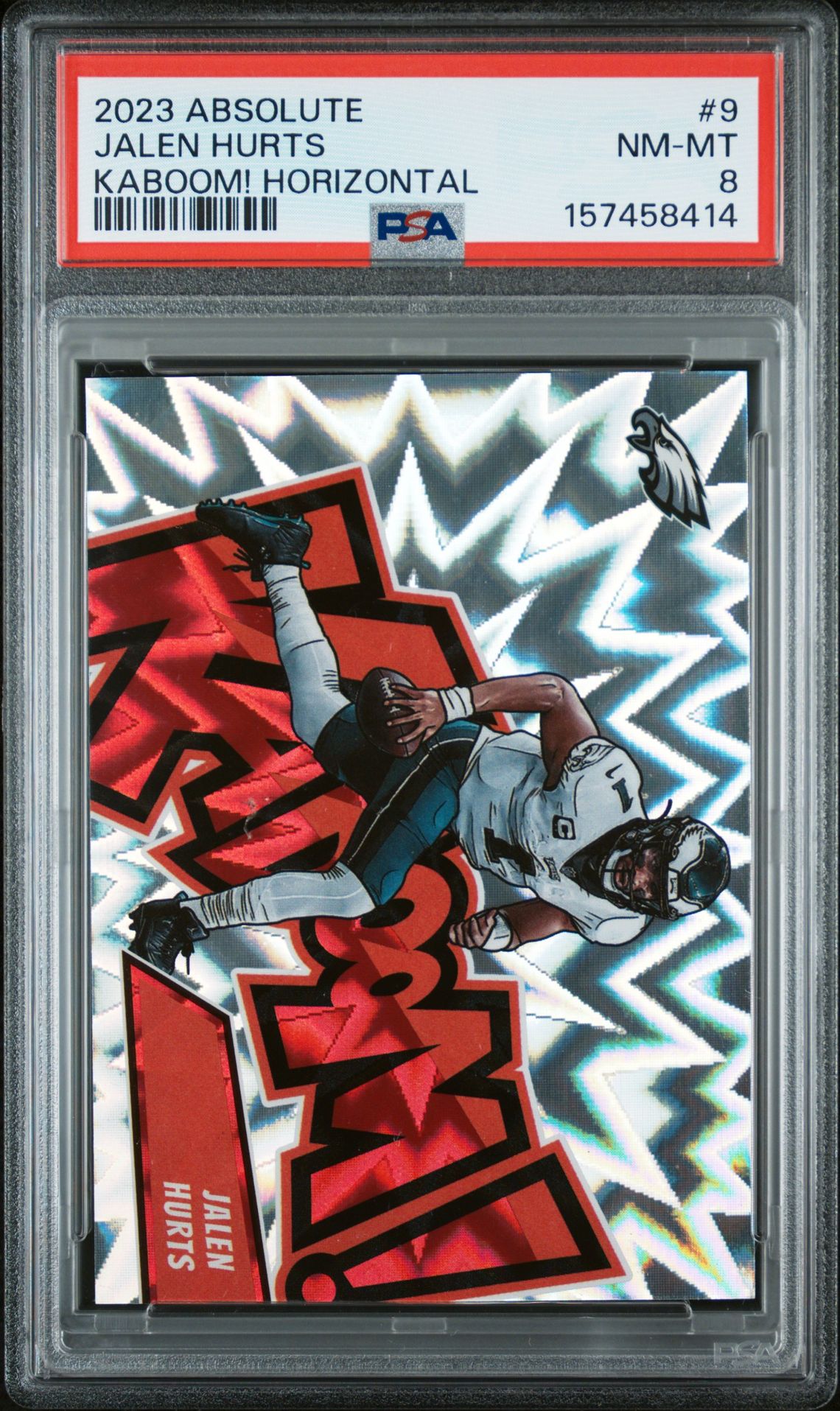 2023 Panini Absolute #9 Jalen Hurts front