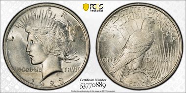 1923 $1 MS62