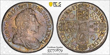 1723 Shil S-3647 First Bust S.S.C. Rev MS63