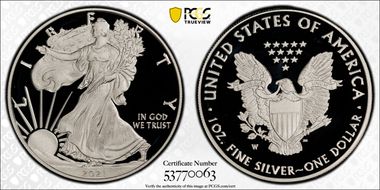 2021-W  $1 Silver Eagle - Type 1 PR70DCAM