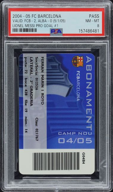 LIONEL MESSI PRO GOAL #1 (front)