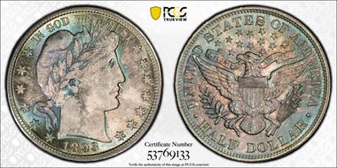 1893 50C MS66+ 