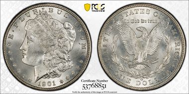 1901-O $1 MS66+