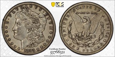 1883-S $1 XF40