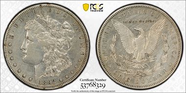 1892-S $1 N1