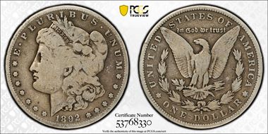 1892-S $1 G6