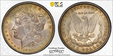 1902 $1 AU58