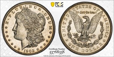 1902 $1 AU53