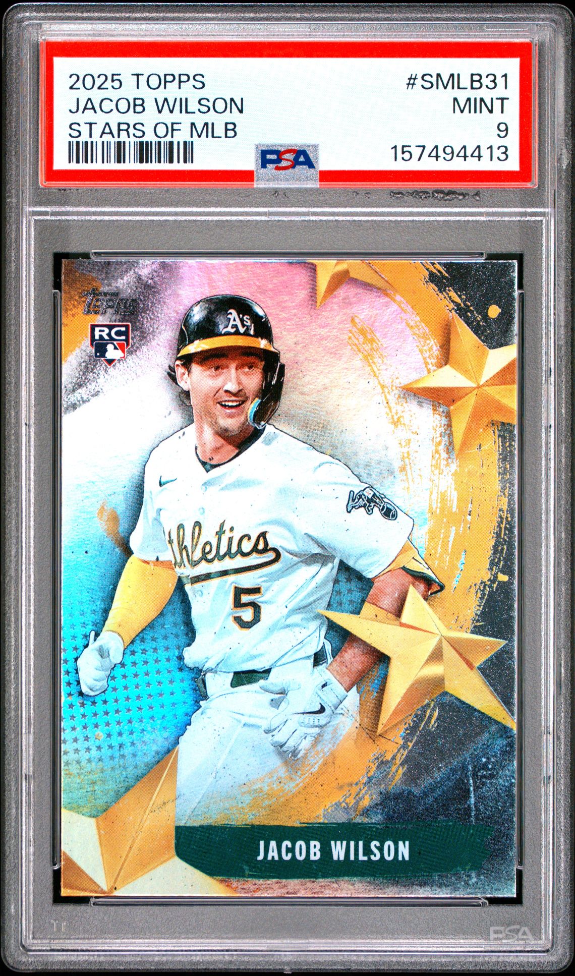 2025 Topps Stars Of Mlb Jacob Wilson #Smlb31 (Series 2) Mint 9 front