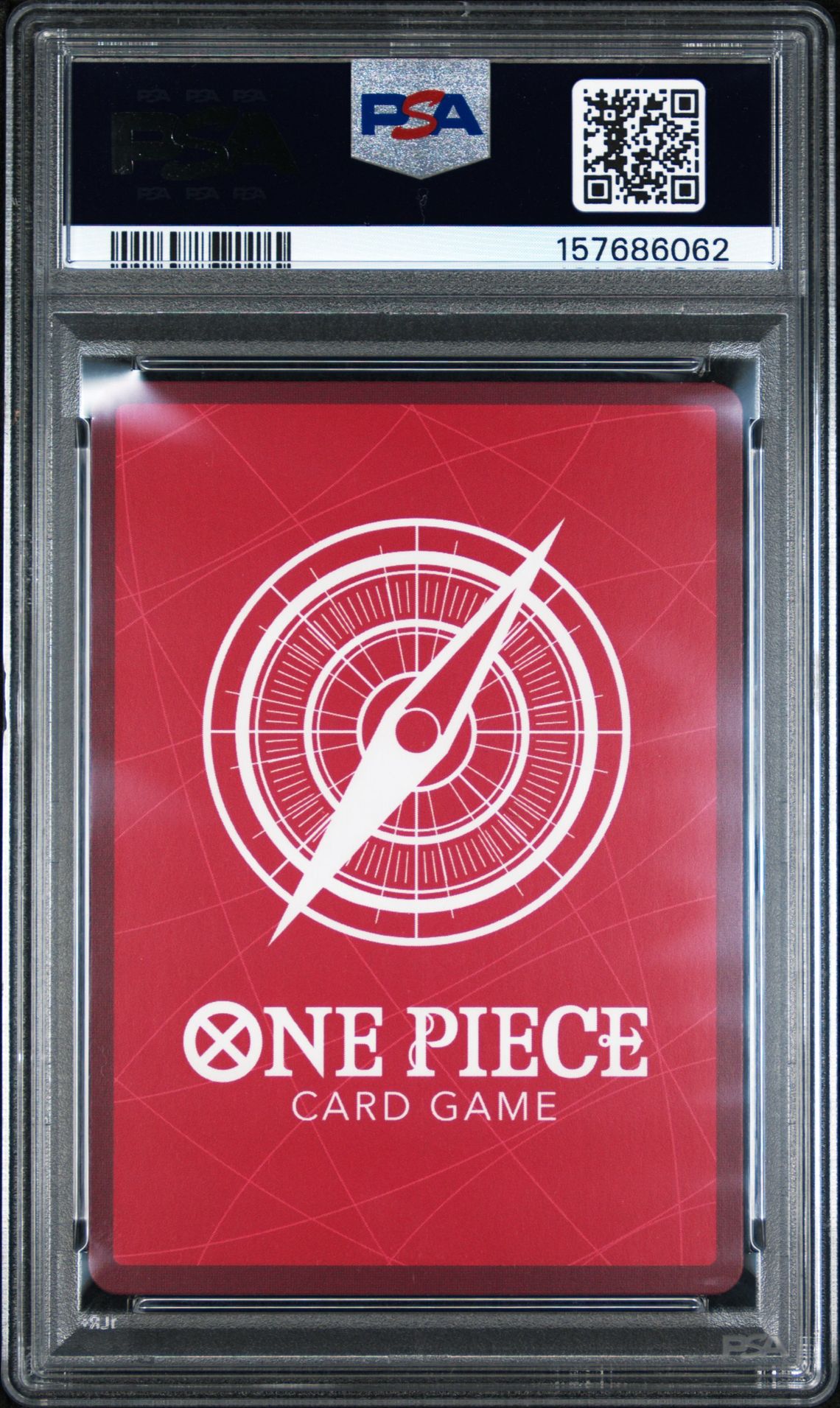 2025 One Piece Starter Deck St21-Ex Gear 5 Monkey D. Luffy #001 (Black & White Alt Art) Gem Mt 10 back view - PSA certificate #157686062
