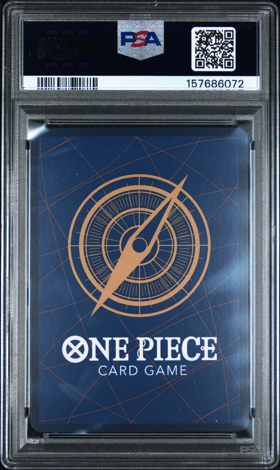 2025 One Piece Op11-A Fist Of Divine Speed G/G F/F Pistol Red Hawk #114 (Alternate Art) Gem Mt 10 back