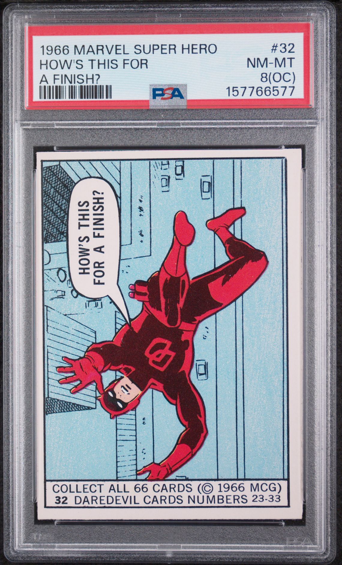 1966 Marvel Super Heroes How's This For #32 (A Finish?) Nm-Mt 8 (Oc) front