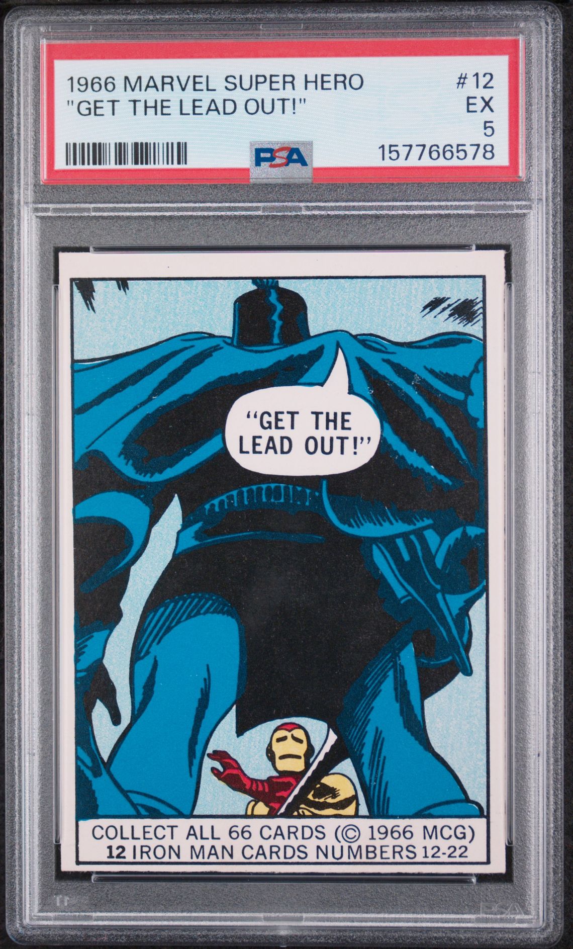1966 Marvel Super Heroes "Get The Lead Out!" #12 Ex 5 front