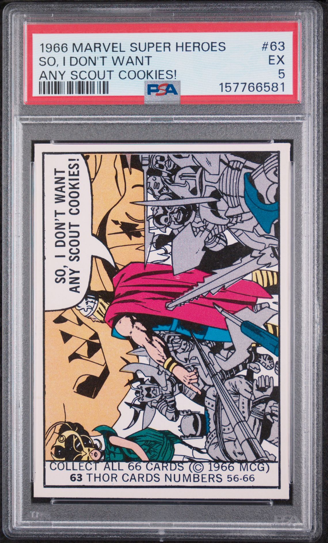 1966 Marvel Super Heroes So, I Don't Want #63 (Any Scout Cookies!) Ex 5 front