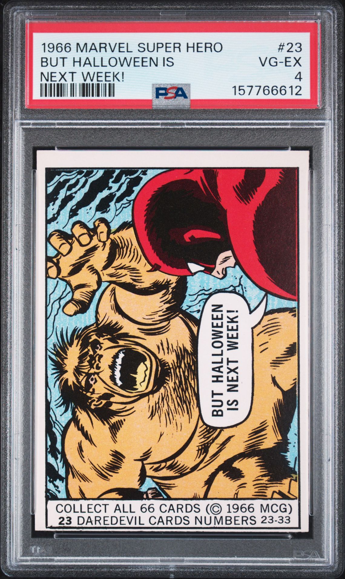 1966 Marvel Super Heroes But Halloween Is #23 (Next Week!) Vg-Ex 4 front