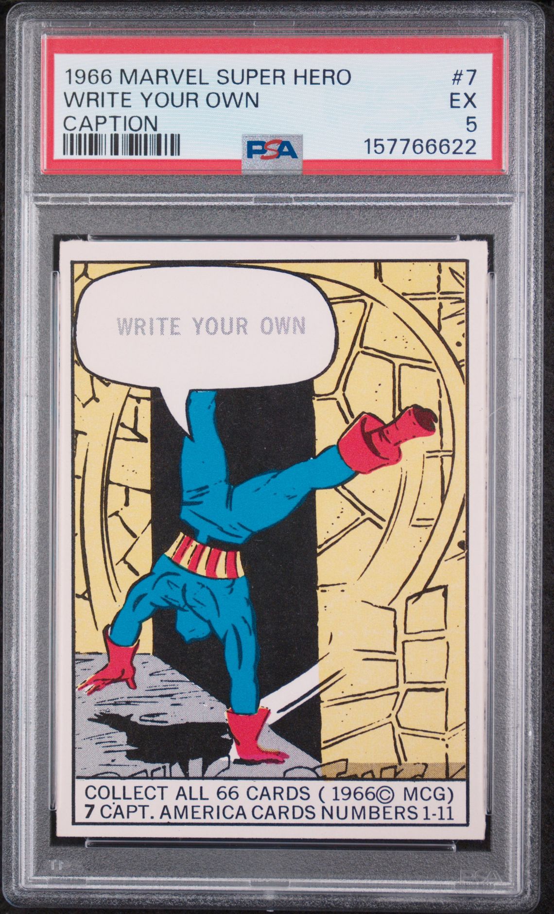 1966 Marvel Super Heroes Write Your Own #7 (Caption) Ex 5 front