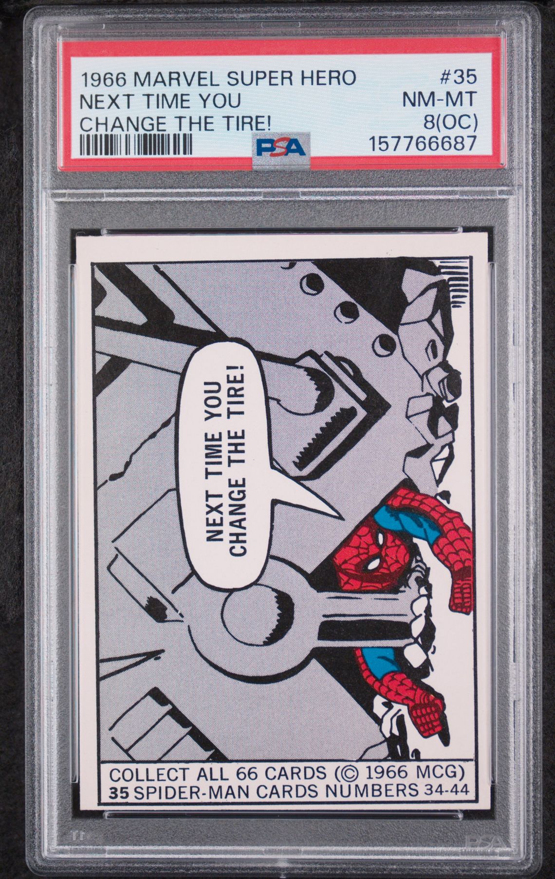 1966 Marvel Super Heroes Next Time You #35 (Change The Tire!) Nm-Mt 8 (Oc) front