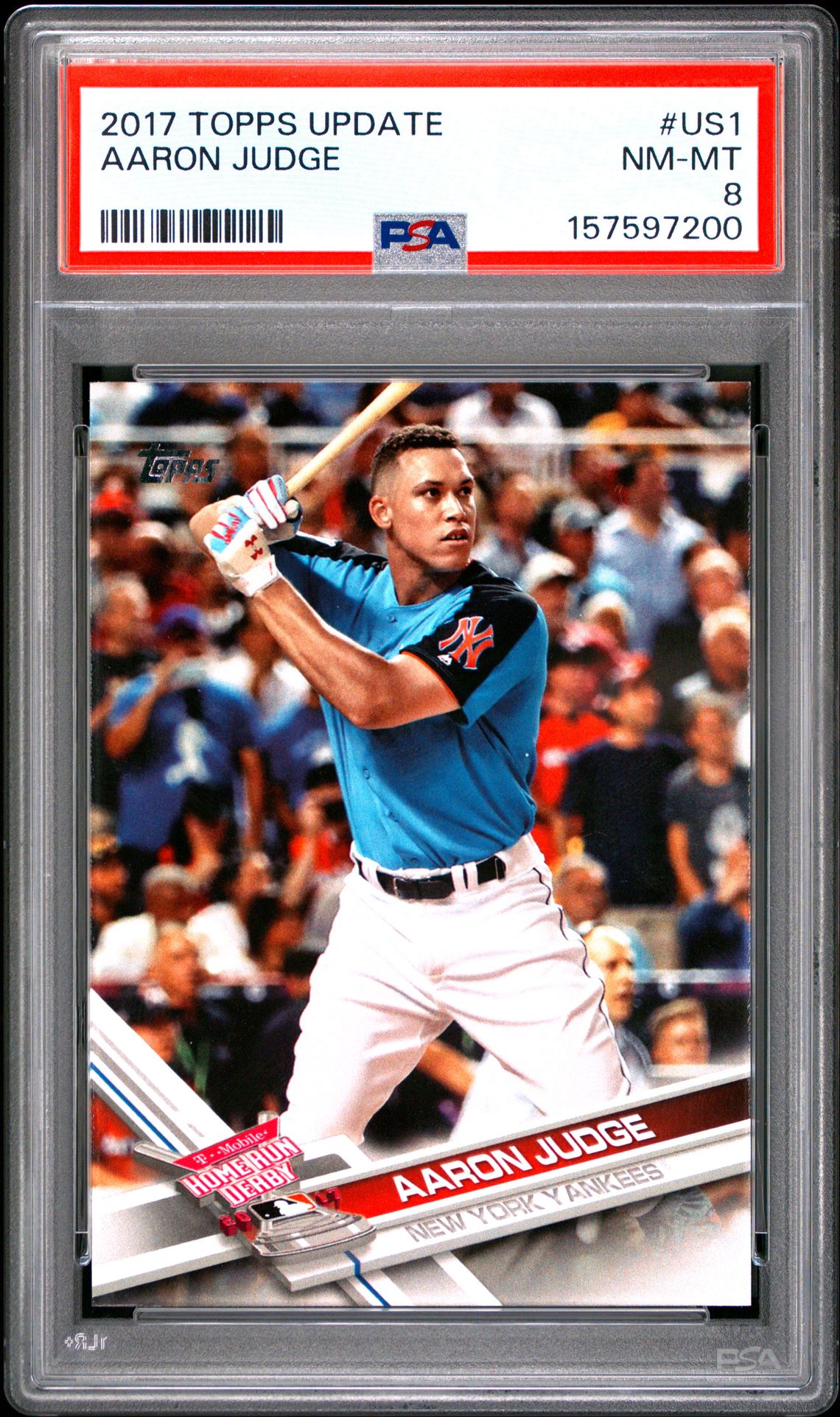 2017 Topps Update Aaron Judge #Us1 Nm-Mt 8 front
