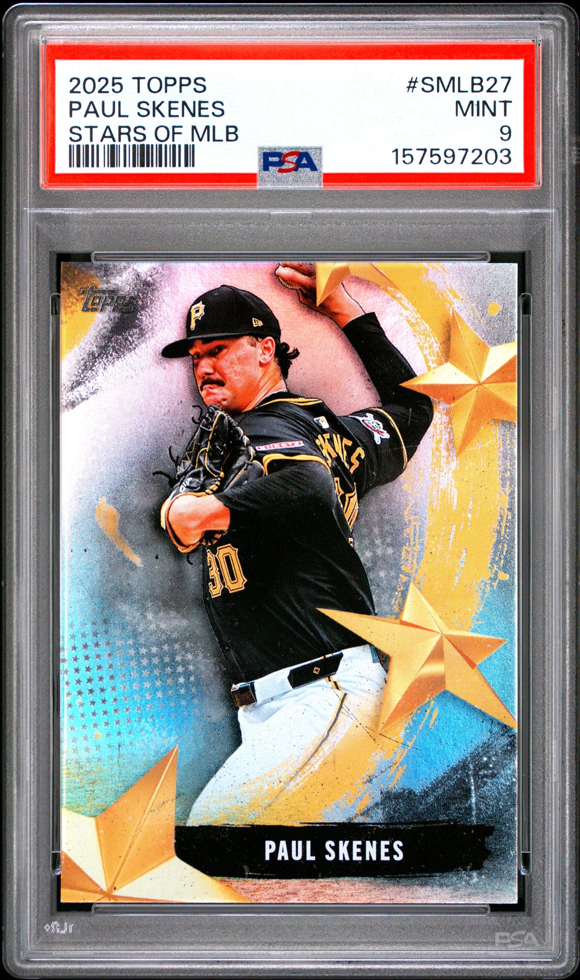 2025 Topps Stars Of Mlb Paul Skenes #Smlb27 Mint 9 front