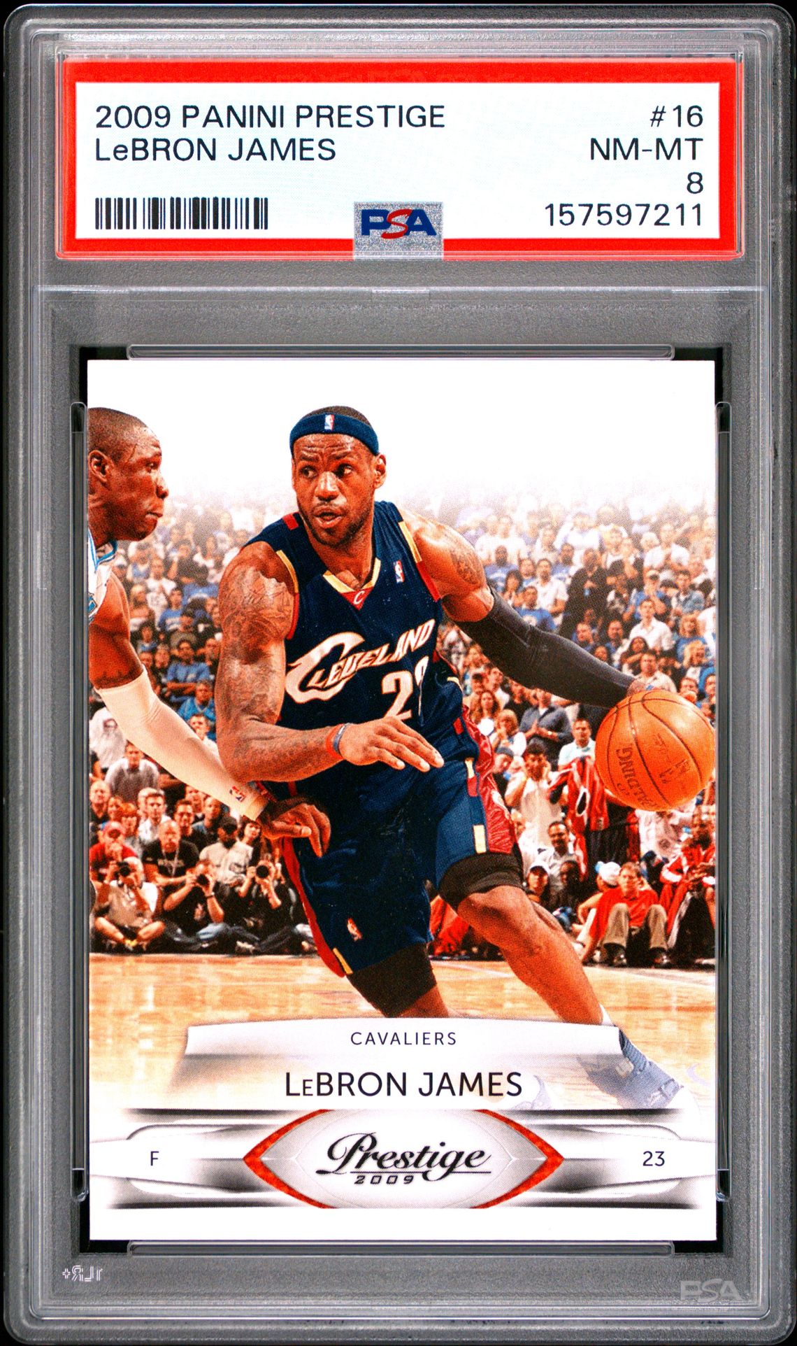 2009 Panini Prestige Lebron James #16 Nm-Mt 8 front