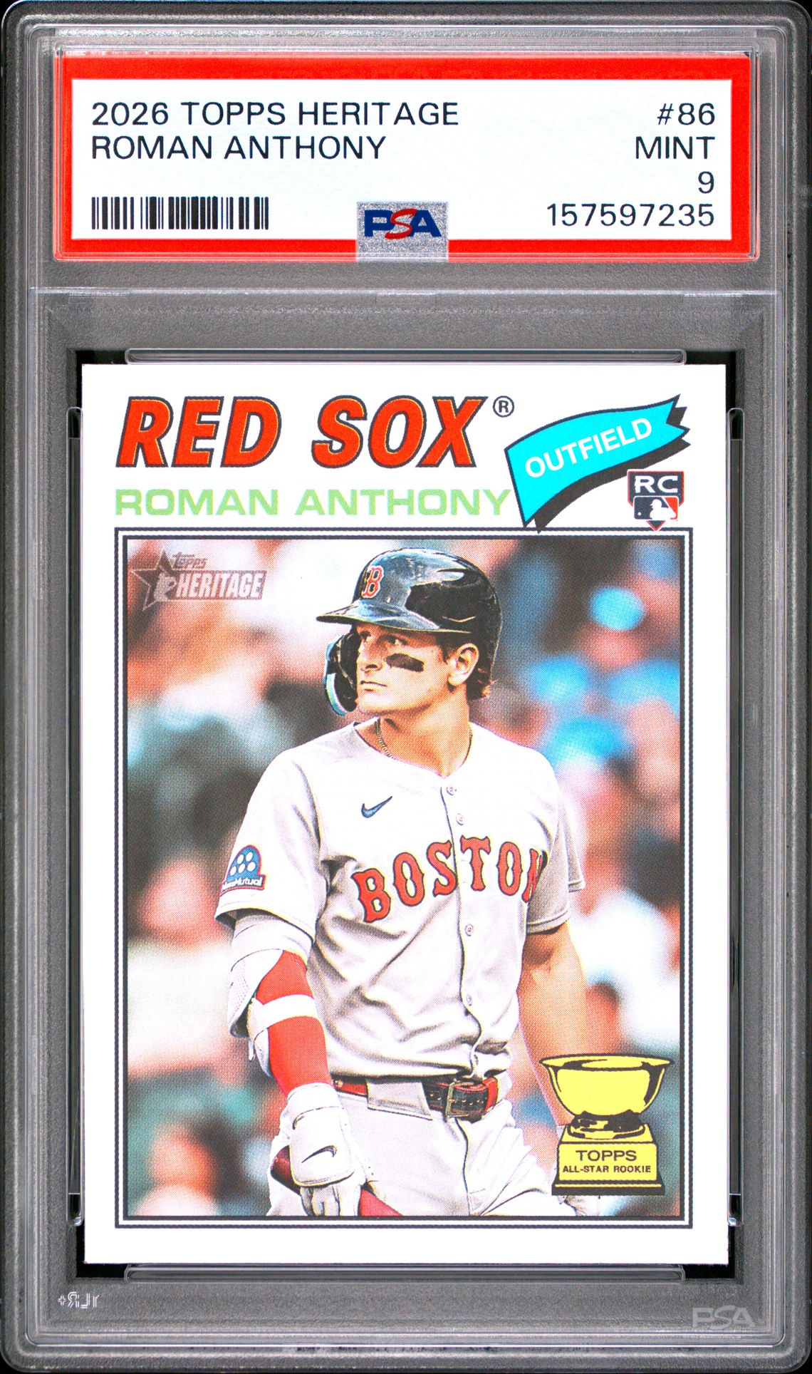 2026 Topps Heritage Roman Anthony #86 Mint 9 front