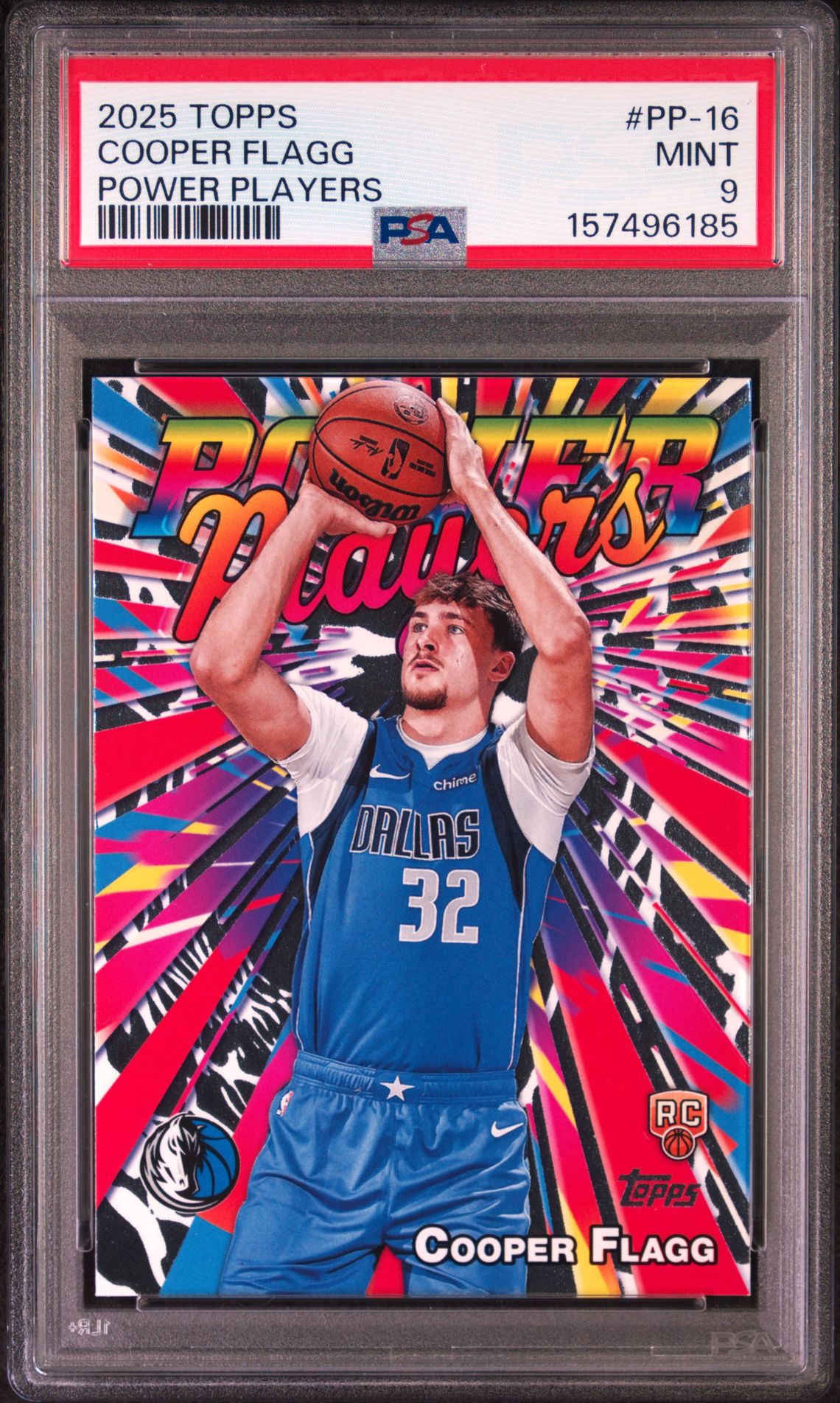2025 Topps Power Players Cooper Flagg #Pp-16 Mint 9 front