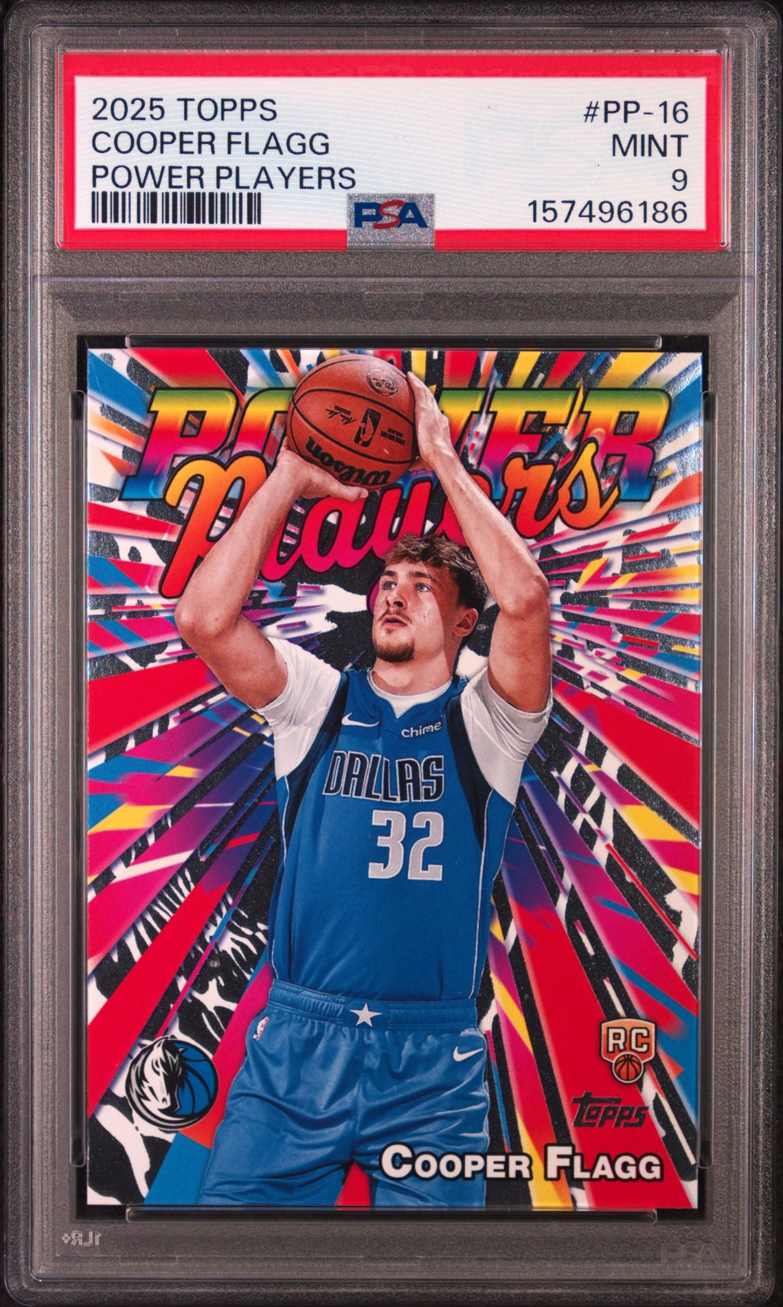 2025 Topps Power Players Cooper Flagg #Pp-16 Mint 9 front