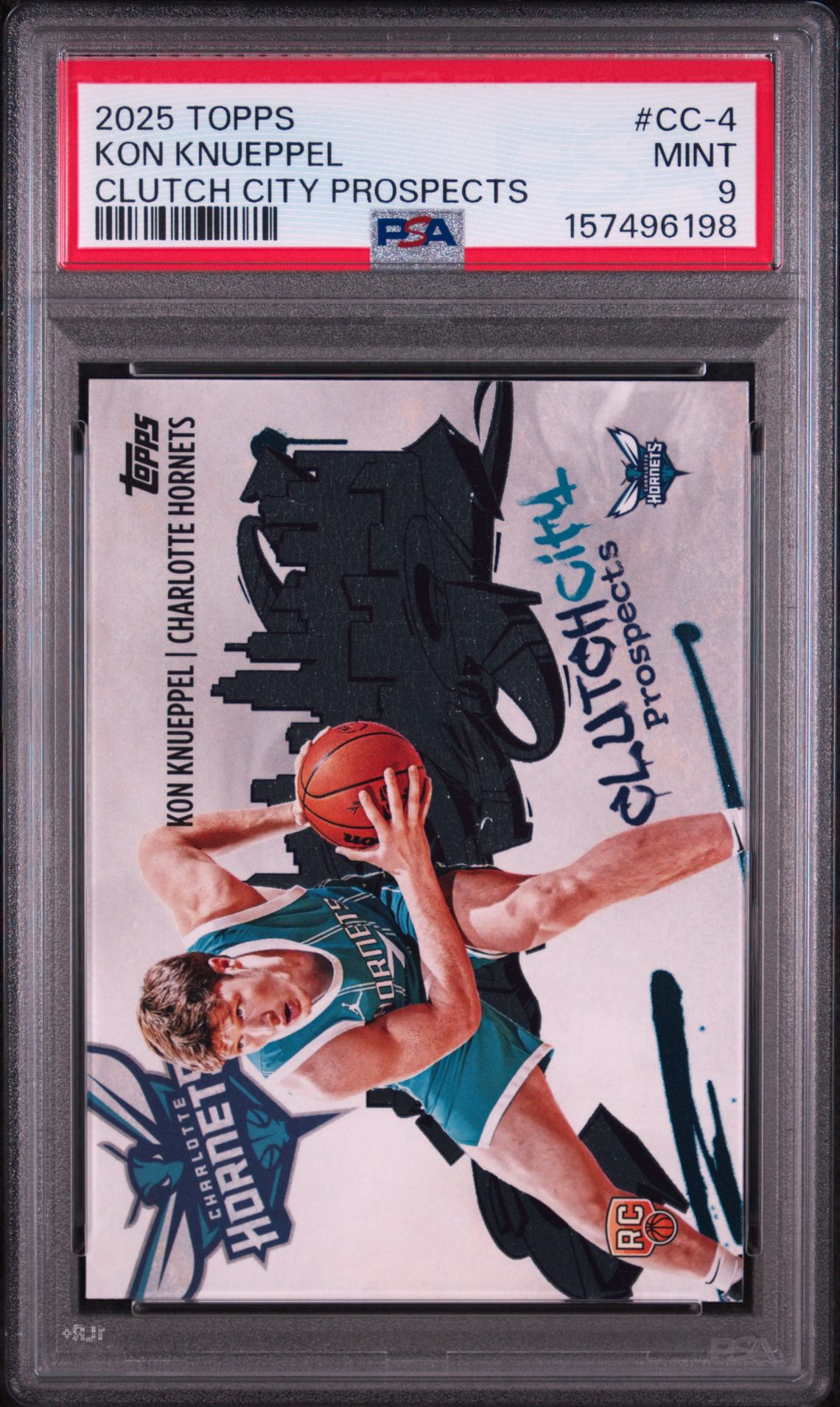 2025 Topps Clutch City Prospects Kon Knueppel #Cc-4 Mint 9 front
