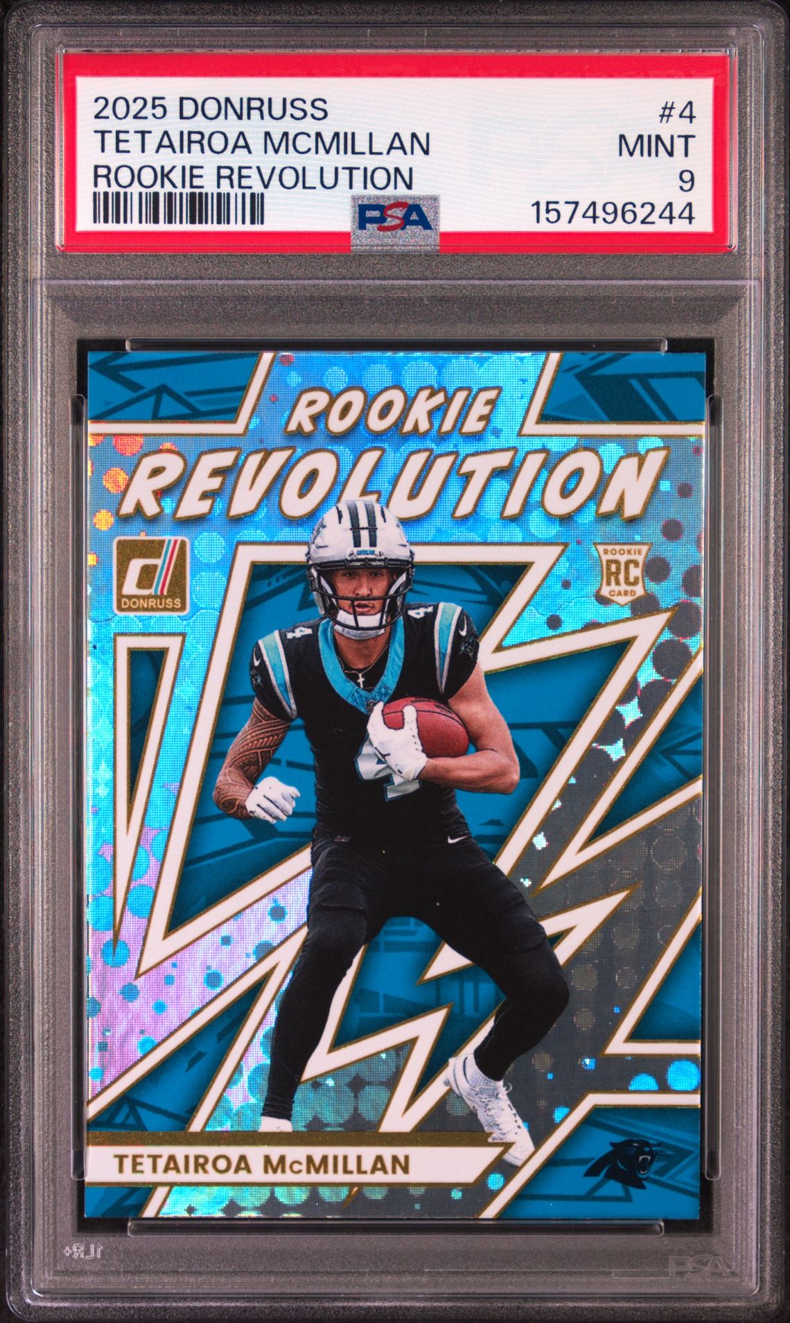 2025 Panini Donruss Rookie Revolution Tetairoa Mcmillan #4 Mint 9 front