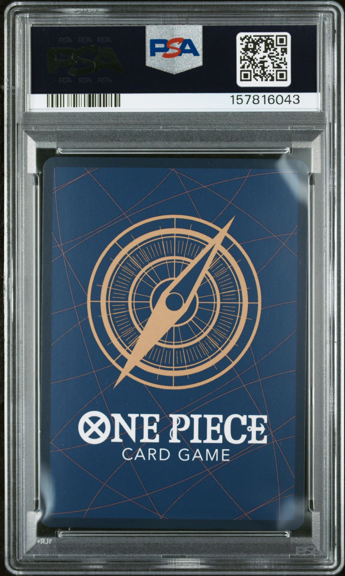 2024 One Piece Op09-Emperors In The New World Marshall D. Teach #093 (Wanted Alternate Art) Gem Mt 10 back view - PSA certificate #157816043