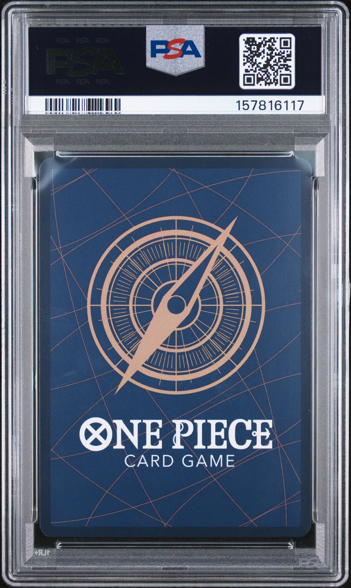 2026 One Piece Op15-Eb04-Adventure On Kami's Island Enel #118 Gem Mt 10 back view - PSA certificate #157816117