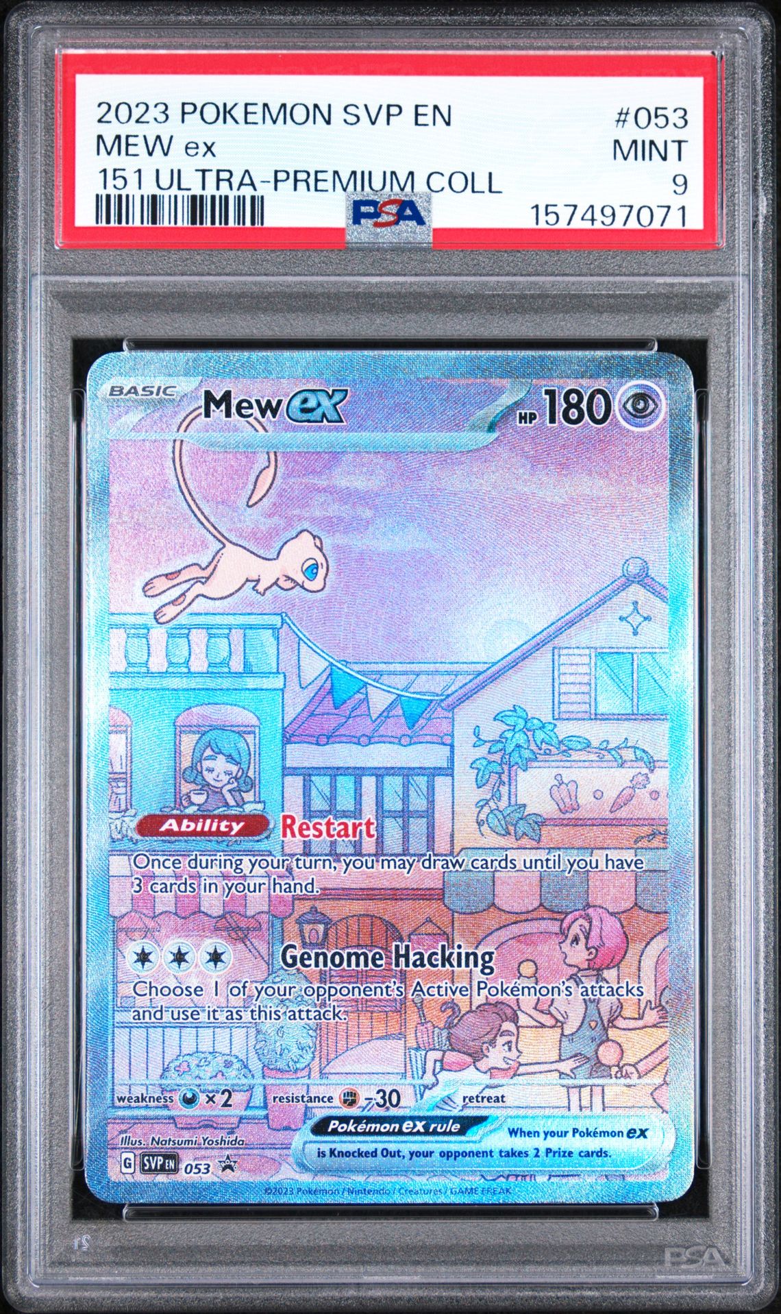2023 Pokemon Svp En-Sv Black Star Promo Mew Ex #053 (151 Ultra-Premium Coll) Mint 9 front