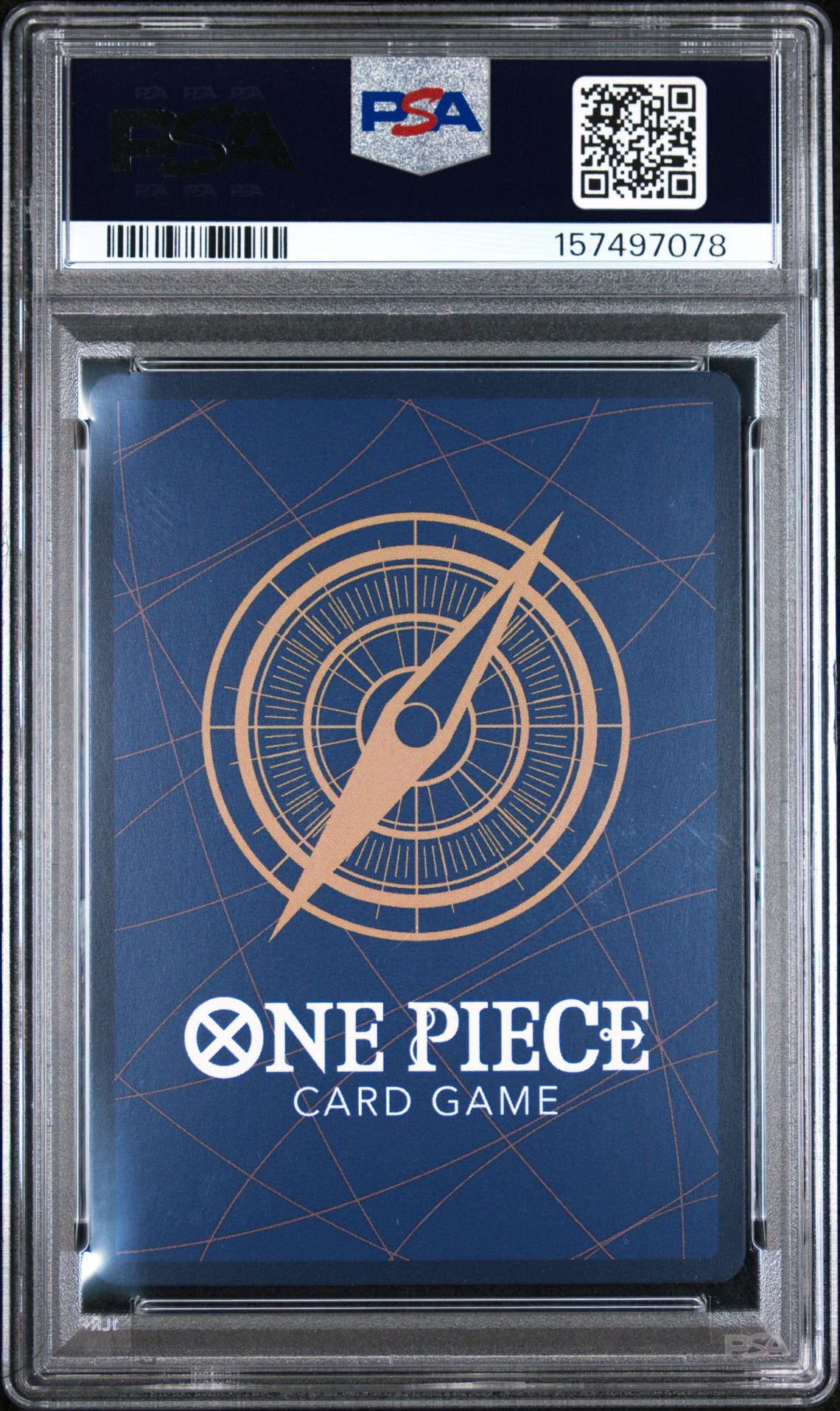 2026 One Piece Op15-Eb04-Adventure On Kami's Island Monkey D. Luffy #119 (Alternate Art) Gem Mt 10 back view - PSA certificate #157497078