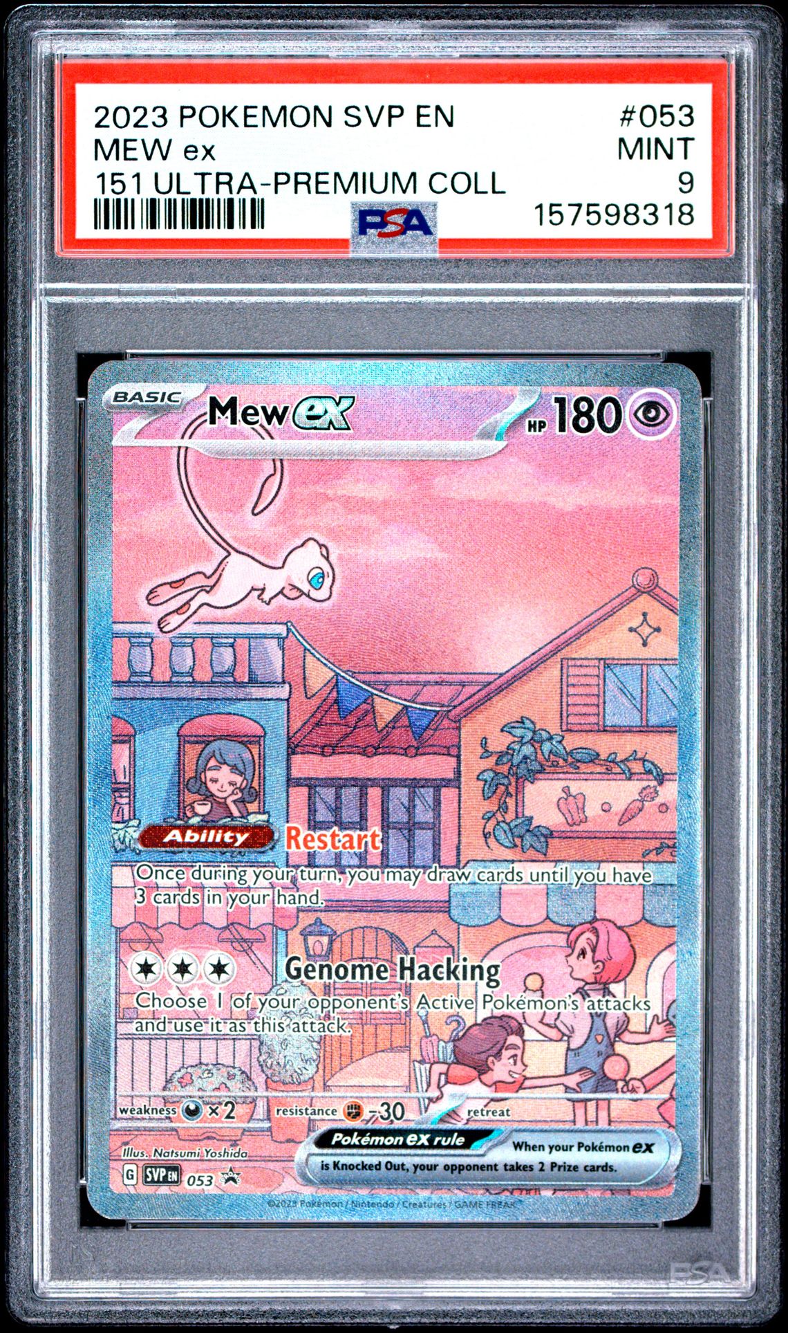 2023 Pokemon Svp En-Sv Black Star Promo Mew Ex #053 (151 Ultra-Premium Coll) Mint 9 front