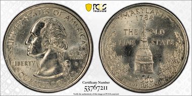 2000-D 25C Maryland MS64