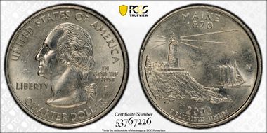 2003-P 25C Maine MS63