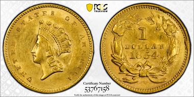 1854 G$1 Type 2 N1