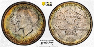 1935-S 50C Arkansas MS67