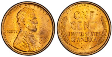1909 VDB 1C MS64RD