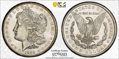 1884-CC $1 MS64