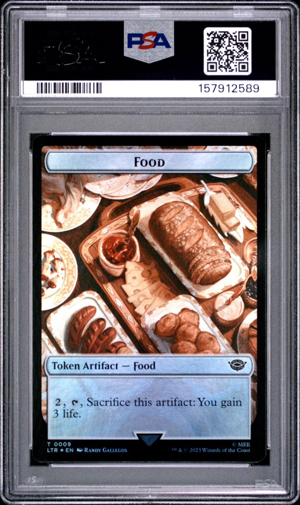 2023 Magic The Gathering The Lord Of The Rings: Tales Of Middle-Earth Tokens Smaug/Food (Foil) Nm 7 back