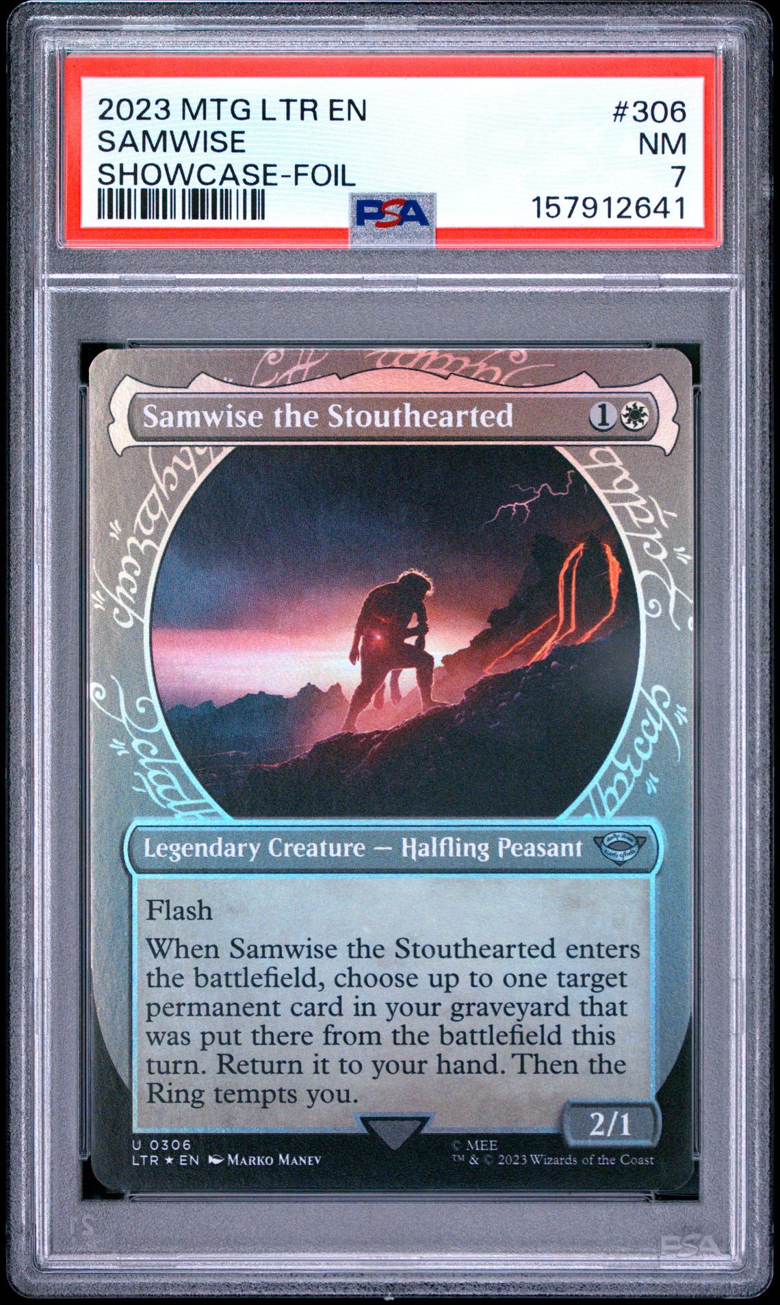 2023 Magic The Gathering The Lord Of The Rings: Tales Of Middle-Earth Samwise #306 (Showcase-Foil) Nm 7 front