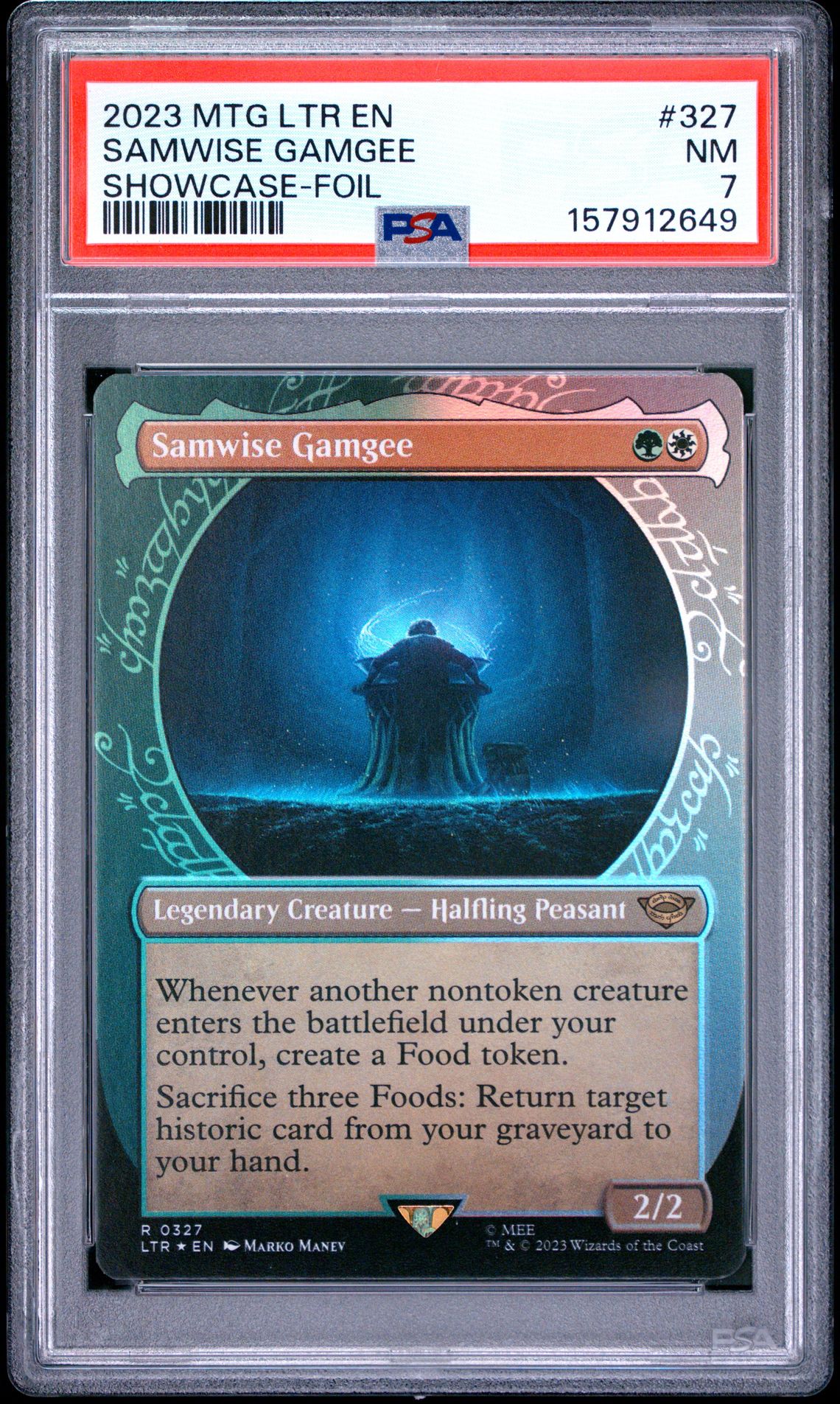 2023 Magic The Gathering The Lord Of The Rings: Tales Of Middle-Earth Samwise Gamgee #327 (Showcase-Foil) Nm 7 front