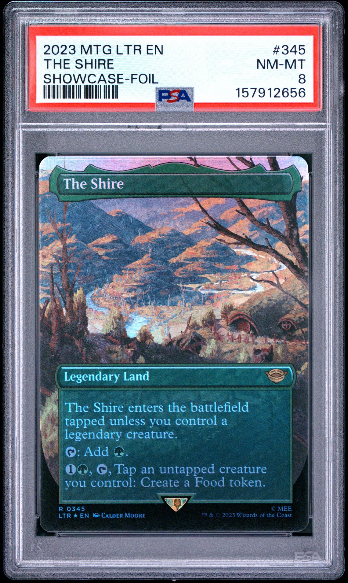2023 Magic The Gathering The Lord Of The Rings: Tales Of Middle-Earth The Shire #345 (Showcase-Foil) Nm-Mt 8 front