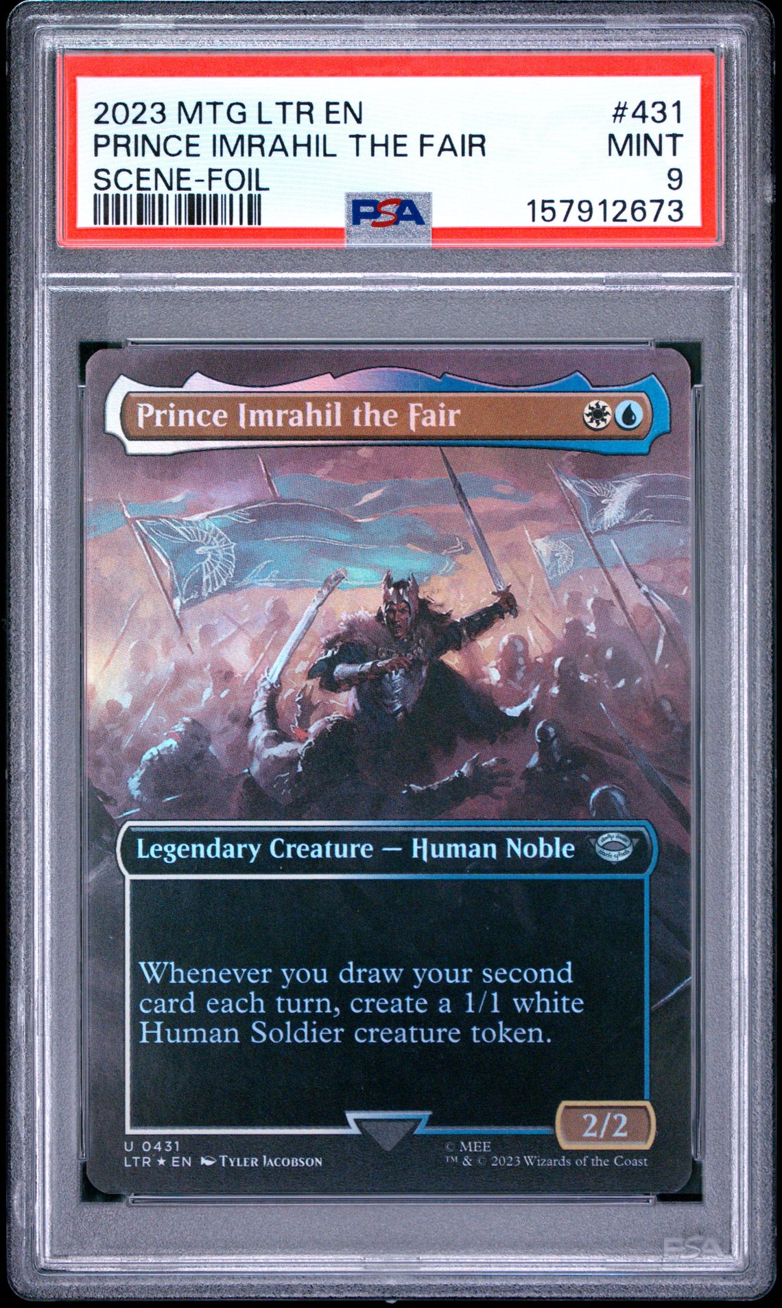 2023 Magic The Gathering The Lord Of The Rings: Tales Of Middle-Earth Prince Imrahil The Fair #431 (Scene-Foil) Mint 9 front
