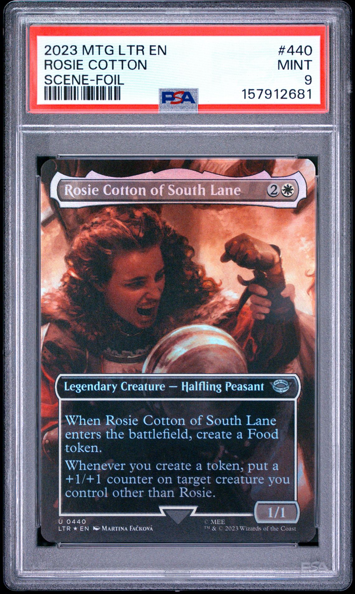 2023 Magic The Gathering The Lord Of The Rings: Tales Of Middle-Earth Rosie Cotton #440 (Scene-Foil) Mint 9 front